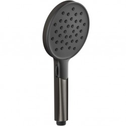 Shower head 2 jets, color: Black surface: Brushed Hand showers