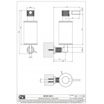 Dispenser από ορείχαλκο επίτοιχος τύπος Black Metal Brushed PVD, χρώμα: Μαύρο επιφάνεια: Βουρτσισμένη Dispenser Dispenser από ορείχαλκο επίτοιχος τύπος Black Metal Brushed PVD, χρώμα: Μαύρο επιφάνεια: Βουρτσισμένη Dispenser