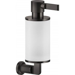 Dispenser από ορείχαλκο επίτοιχος τύπος Black Metal Brushed PVD, χρώμα: Λευκό/Μαύρο επιφάνεια: Βουρτσισμένη Dispenser