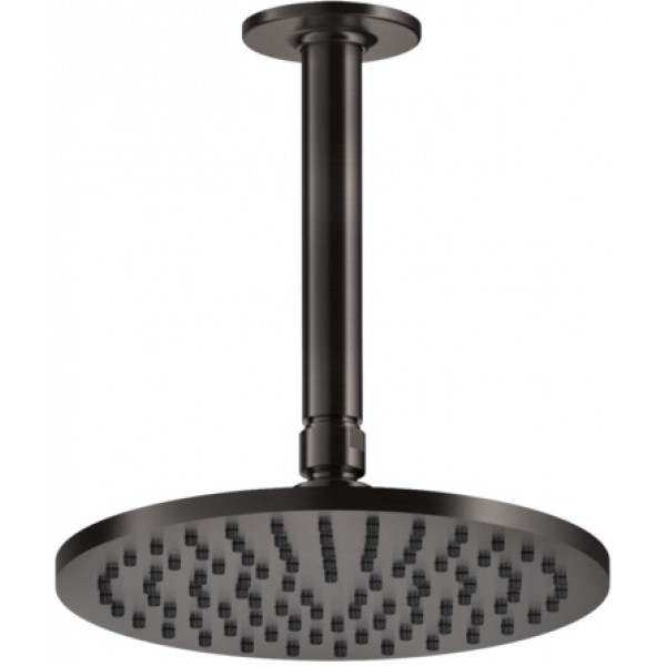 Shower head Ceiling-mounted 20x20 material: Brass, style: 1 spray Black Metal Brushed PVD, color: Black surface: Brushed Overhead showers Shower head Ceiling-mounted 20x20 material: Brass, style: 1 spray Black Metal Brushed PVD, color: Black surface: Brushed Overhead showers