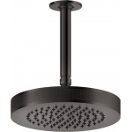 Shower head Ceiling-mounted 21,8x21,8 material: Brass, style: 1 spray Black Metal Brushed PVD, color: Black surface: Brushed Overhead showers Shower head Ceiling-mounted 21,8x21,8 material: Brass, style: 1 spray Black Metal Brushed PVD, color: Black surface: Brushed Overhead showers