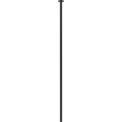 Spout (Nozzle) 160cm Ceiling-mounted material: Brass, color: Black surface: Brushed Bath spouts