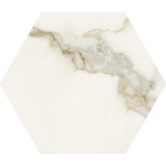 Πλακάκια δαπέδου 25x21,6 Ιταλίας naturale, esagona, 9mm, στυλ: μαρμάρου rettificato Α’ διαλογής επιφάνεια: Ματ, απόχρωση: Λευκό/Μπεζ Πλακάκια φόντο