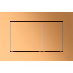 Flush wall plates for concealed cistern dual flush valve material: ABS Mechanical with string, color: Gold surface: Brushed