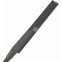 Τηλέφωνο ντους 1 ροής Baton 100, Brushed Black Chrome, χρώμα: Γκρι Σκούρο επιφάνεια: Βουρτσισμένη Τηλέφωνα