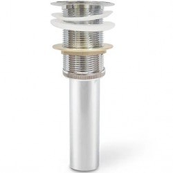 Βαλβίδα χωρίς κάλυμμα χωρίς υπερχείλιση από ορείχαλκο επιφάνεια: Γυαλιστερή, χρώμα: Χρωμέ Βαλβίδες