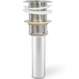 Βαλβίδα χωρίς κάλυμμα χωρίς υπερχείλιση από ορείχαλκο επιφάνεια: Γυαλιστερή, χρώμα: Χρωμέ