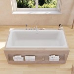 Μπανιέρα ενδοδαπέδια/ένθετη 180x80 από solid surface επιφάνεια: Ματ, χρώμα: Λευκό Ενδοδαπέδιες/Ένθετες
