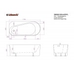 Μπανιέρα ελευθέρας τοποθέτησης 170x80 από ακρυλικό επιφάνεια: Ματ, χρώμα: Λευκό χωρίς λαβές Ελευθέρας τοποθέτησης Μπανιέρα ελευθέρας τοποθέτησης 170x80 από ακρυλικό επιφάνεια: Ματ, χρώμα: Λευκό χωρίς λαβές Ελευθέρας τοποθέτησης
