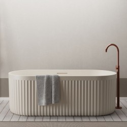 Bathtub Free standing/ Built-in 170x75 material: Synthetic surface: Srained - Textured, color: Beige no grab bars