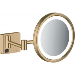 Make up mirror Brushed Bronze material: Brass Wall-mounted, color: Bronze surface: Brushed Makeup mirrors