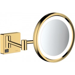 Make up mirror material: Brass Wall-mounted, color: Gold surface: Glossy Makeup mirrors