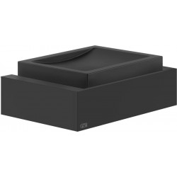 Soap material: Brass Wall-mounted Matte Black, color: Black surface: Matt Soap holders