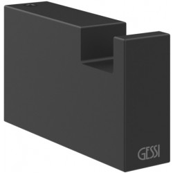 Άγκιστρο από ορείχαλκο μονό Matte Black, χρώμα: Μαύρο επιφάνεια: Ματ Άγκιστρα