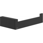 Paper holder no cover material: Brass Matte Black, color: Black surface: Matt Toilet paper holders