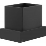 Cupholder material: Brass Wall-mounted Matte Black, color: Black surface: Matt Tumbler holders