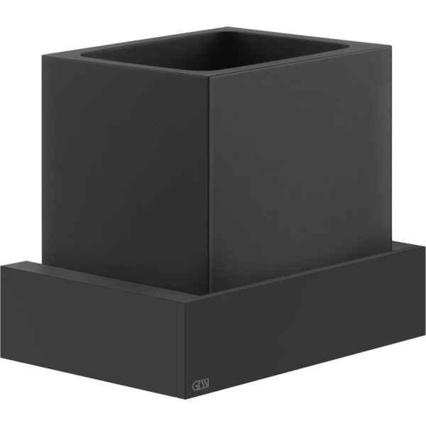 Cupholder material: Brass Wall-mounted Matte Black, color: Black surface: Matt Tumbler holders