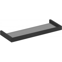 Sponge box material: Brass Double-mounted flat Single, color: Black surface: Matt Shower baskets