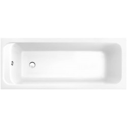 Μπανιέρα ορθογώνια 140x70 από ακρυλικό antislip, χρώμα: Λευκό χωρίς λαβές επιφάνεια: Γυαλιστερή Ορθογώνιες