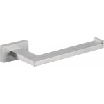 Paper holder no cover material: Brass, color: Chrome surface: Brushed Toilet paper holders
