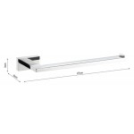 Πετσετοθήκη 27x8x3 Brushed Nickel σταθερή από ορείχαλκο μονή, χρώμα: Χρωμέ επιφάνεια: Βουρτσισμένη Πετσετοθήκη 27x8x3 Brushed Nickel σταθερή από ορείχαλκο μονή, χρώμα: Χρωμέ επιφάνεια: Βουρτσισμένη Πετσετοθήκες