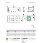 Μπανιέρα ενδοδαπέδια/ένθετη 160x70 από ακρυλικό Soft white επιφάνεια: Ματ, χρώμα: Λευκό Ενδοδαπέδιες/Ένθετες