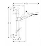 Βέργα ντους 90cm από ορείχαλκο 3 ροών, Brushed Bronze με τηλέφωνο & σπιράλ, χρώμα: Μπρονζέ επιφάνεια: Βουρτσισμένη Βέργες ντους Βέργα ντους 90cm από ορείχαλκο 3 ροών, Brushed Bronze με τηλέφωνο & σπιράλ, χρώμα: Μπρονζέ επιφάνεια: Βουρτσισμένη Βέργες ντους