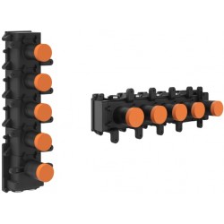 Shower tap Wall-mounted concealed part 4 way Wall-mounted - concealed part