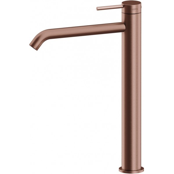 Wash basin tap Deck-mounted for free-standing washbasin material: Inox mixer With push-open waste set, color: Pink Gold surface: Brushed Deck-mounted Wash basin tap Deck-mounted for free-standing washbasin material: Inox mixer With push-open waste set, color: Pink Gold surface: Brushed Deck-mounted