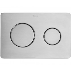 Flush wall plates for concealed cistern PL10 PRO DUAL Actuation dual flush valve material: Inox, color: Chrome surface: Brushed Flush plates