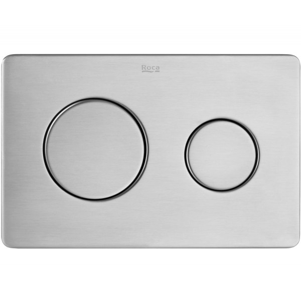 Flush wall plates for concealed cistern PL10 PRO DUAL Actuation dual flush valve material: Inox, color: Chrome surface: Brushed Flush plates