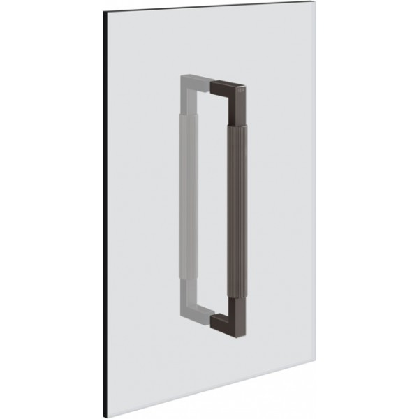 Λαβή καμπίνας ντους 30cm, Διπλή, Black Metal Brushed PVD, χρώμα: Μαύρο Λαβές καμπίνας Λαβή καμπίνας ντους 30cm, Διπλή, Black Metal Brushed PVD, χρώμα: Μαύρο Λαβές καμπίνας