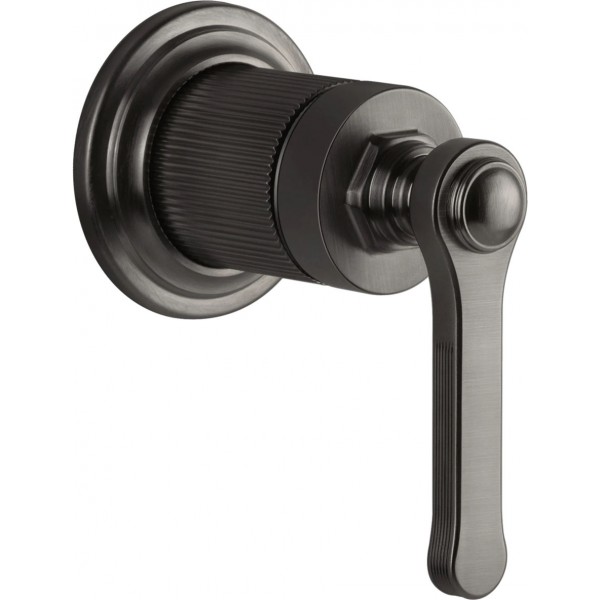 Wash basin tap Switch Wall-mounted material: Brass, color: Black surface: Brushed Mixers Wash basin tap Switch Wall-mounted material: Brass, color: Black surface: Brushed Mixers