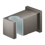 Shower holder Fixed With Outlet elbow material: Brass, color: Grey surface: Brushed Shower holders Shower holder Fixed With Outlet elbow material: Brass, color: Grey surface: Brushed Shower holders