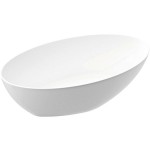 Bathtub Free standing/ Built-in 170x85 material: Cast marble surface: Matt, color: White no grab bars Free standing/ Built-in