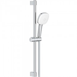 Shower slider rail 60cm material: Brass with hand shower & hose, color: Chrome surface: Glossy Shower slider rails
