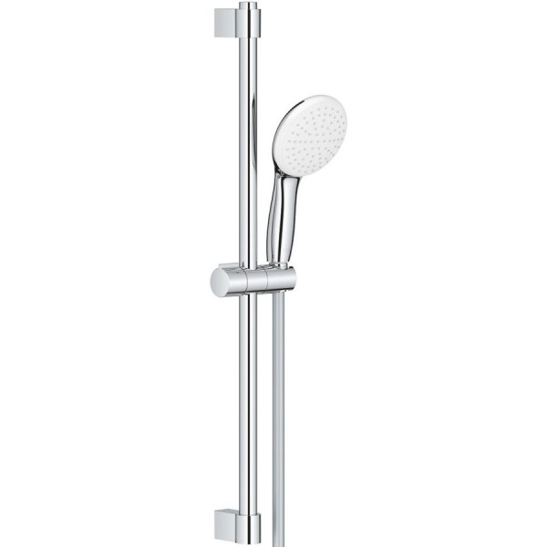 Shower slider rail 60cm material: Brass with hand shower & hose, color: Chrome surface: Glossy Shower slider rails