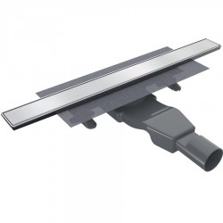 Shower channel slim Y6,00 cm material: Inox 60cm, color: Chrome Linear shower drains