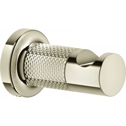 Hook Flat wall mounted material: Brass single, color: Chrome surface: Glossy Hooks