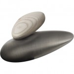 Μπαταρία νιπτήρος επικαθήμενη αναμεικτική από ορείχαλκο χαμηλή χωρίς βαλβίδα Finox Brushed Nickel, με λαβή Ash Matt, χρώμα: Χρωμέ επιφάνεια: Βουρτσισμένη Επικαθήμενες