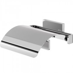 Paper holder with cover material: Inox, color: Chrome surface: Glossy Toilet paper holders