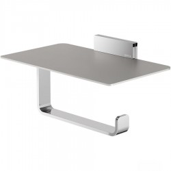 Paper holder with shelf material: Inox, color: Chrome surface: Glossy Toilet paper holders
