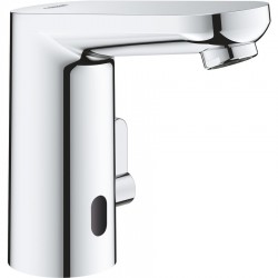 Wash basin tap Deck-mounted material: Brass mixer / electronic Without waste Μ size, color: Chrome surface: Glossy