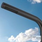 Column outdoor shower material: Inox, color: Black surface: Matt Outdoor shower columns Column outdoor shower material: Inox, color: Black surface: Matt Outdoor shower columns