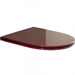Κάλυμμα λεκάνης soft closing Sandwich Cherry glossy slim, χρώμα: Κεραμιδί Καλύμματα
