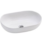 Washbasin Free standing 57,5x36,5x14,5 material: Porcelain Without hole Without overflow White Matt, color: White surface: Matt Free standing Washbasin Free standing 57,5x36,5x14,5 material: Porcelain Without hole Without overflow White Matt, color: White surface: Matt Free standing