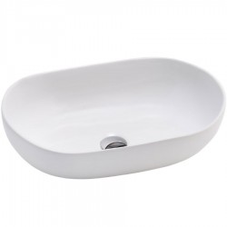 Washbasin Free standing 57,5x36,5x14,5 material: Porcelain Without hole Without overflow White Matt, color: White surface: Matt Free standing
