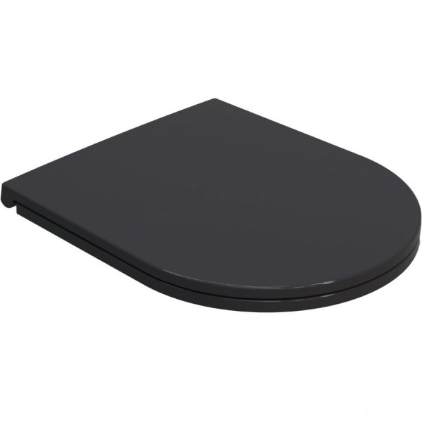 Κάλυμμα λεκάνης soft closing Sandwich Black Matt slim, χρώμα: Μαύρο Καλύμματα Κάλυμμα λεκάνης soft closing Sandwich Black Matt slim, χρώμα: Μαύρο Καλύμματα