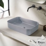 Νιπτήρας ελευθέρας τοποθέτησης 50x36x12 από πορσελάνη χωρίς οπή χωρίς υπερχείλιση Stone Grey, χρώμα: Γκρι επιφάνεια: Ματ Ελευθέρας τοποθέτησης Νιπτήρας ελευθέρας τοποθέτησης 50x36x12 από πορσελάνη χωρίς οπή χωρίς υπερχείλιση Stone Grey, χρώμα: Γκρι επιφάνεια: Ματ Ελευθέρας τοποθέτησης
