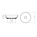 Washbasin Free standing 39x39x12,4 material: Cast marble Without hole Without overflow, color: White surface: Matt Free standing Washbasin Free standing 39x39x12,4 material: Cast marble Without hole Without overflow, color: White surface: Matt Free standing